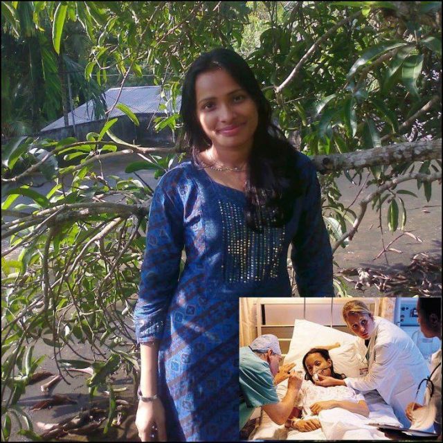 "Nirbhaya" - before and after the gang-rape in Delhi.