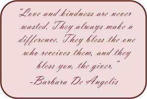 Quote on Love And Kindness.
