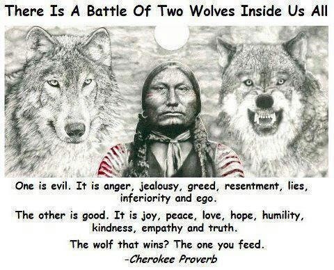 The Cherokee Legend of Two Wolves