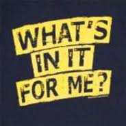 What's in It For Me?