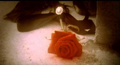 Christine returns the ring that the Phantom had presented to her. When Christine dies many years later, Raoul finds a ring tied to the stem of a rose on Christine's Grave - showing that even in death, Christine was still the true love of the Phantom.