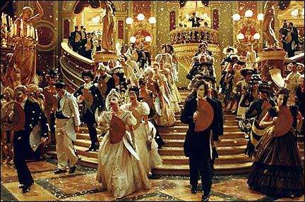 At the Glamorous Masquerade Ball.