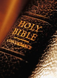 Spine of The Holy Bible ca. 2001.