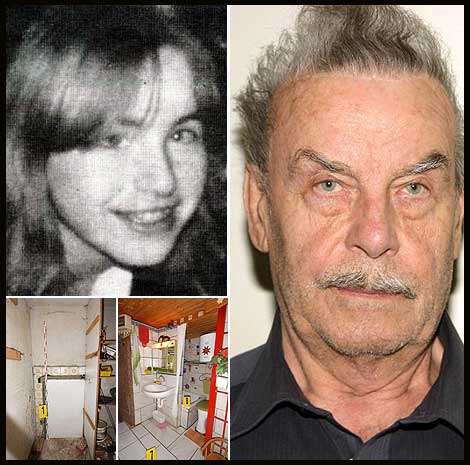 Fritzl - incestuous father and notorious pedophile.