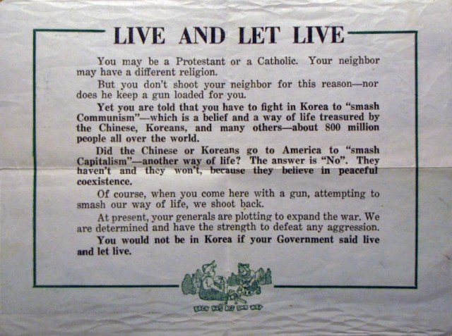 "Live and Let Live" - it is a universal and irrevocable truth of our times.