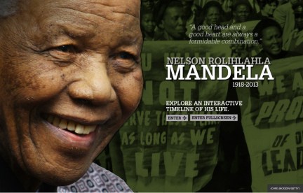Nelson Mandela - the Hero of the Anti-Apartheid Movement in South Africa.