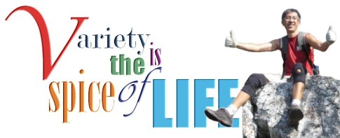 "Variety is the spice of Life."