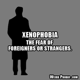 The meaning of Xenophobia.