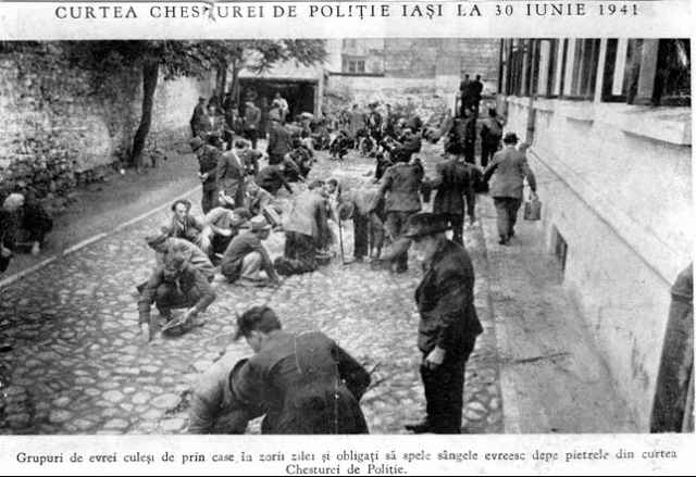 The humiliation of the Jews by the Nazis during the Horrific Days of the Holocaust. (Photo Credit: Holocaust Survivors and Remembrance Project: "Forget You Not"™)