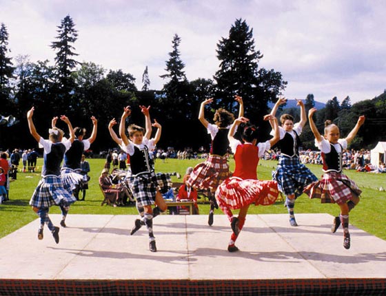 The Highland Dancers - from Scotland.