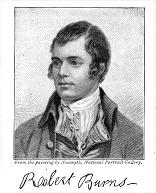 Robert Burns - poet of "Auld Lang Syne."