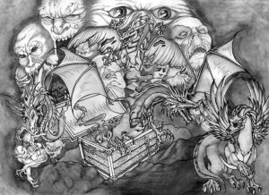 Pandora disobeys orders and opens the Box - all the evils in the world came out in swarms but the last one to emerge from this maelstrom was Hope.