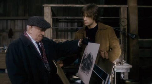 "Christmas Cottage" - Scene from the movie - Thomas with Sidney Marvin.