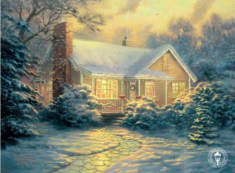 Thomas Kinkade - The Christmas Cottage