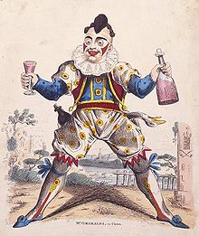 Grimaldi as Clown, c. 1810. (Photo Credit: Wikipedia)