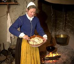 A maid in the 17th century.