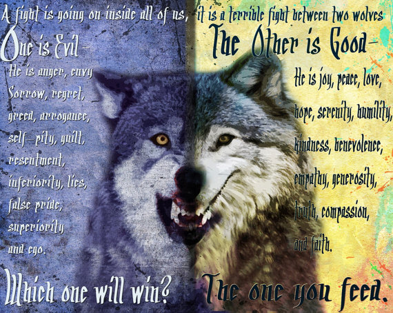 Cherokee Legend of Two Wolves