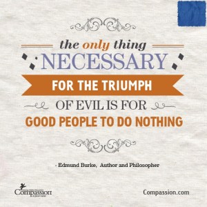 Edmund Burke Quote on Goodness Triumphs.