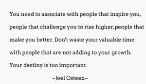 With whom should one associate?