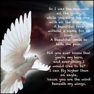 Lyrics of Wind Beneath My Wings."