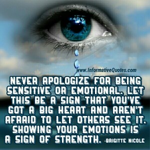Quote on being sensitive to other people's feelings.