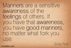 Quote on being sensitive to other people's feelings.