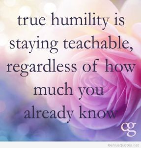 Quote on Humility