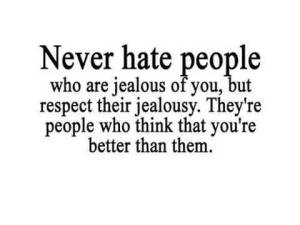 A quote on Jealousy - sad but true!