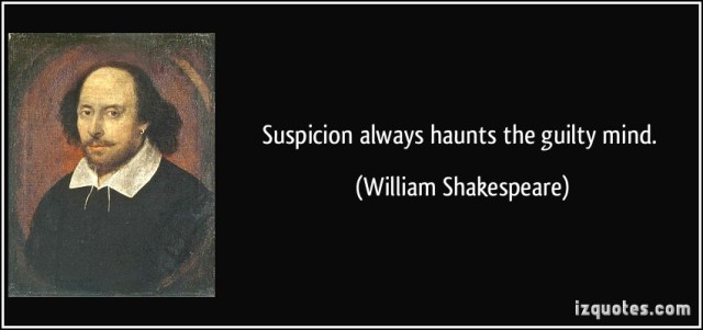 Quote on Suspicion