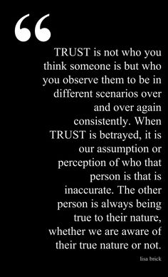 Quote on Trust