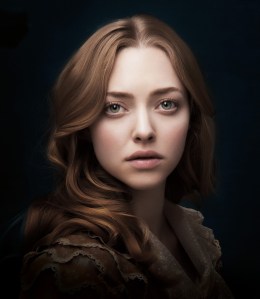 The character called Cosette from "Les Miserables" - as a grown woman.