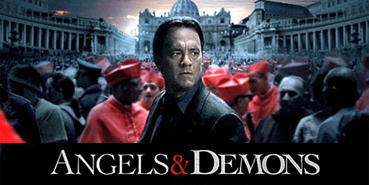 Poster of the movie, "Angels and Demons."