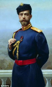 Powerful: But his alliance with Tsar Nicholas II (pictured) drew jealousy from Rasputin's enemies.