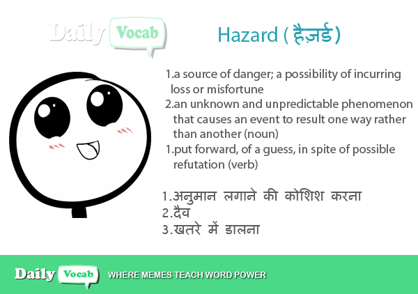 Hazard meaning